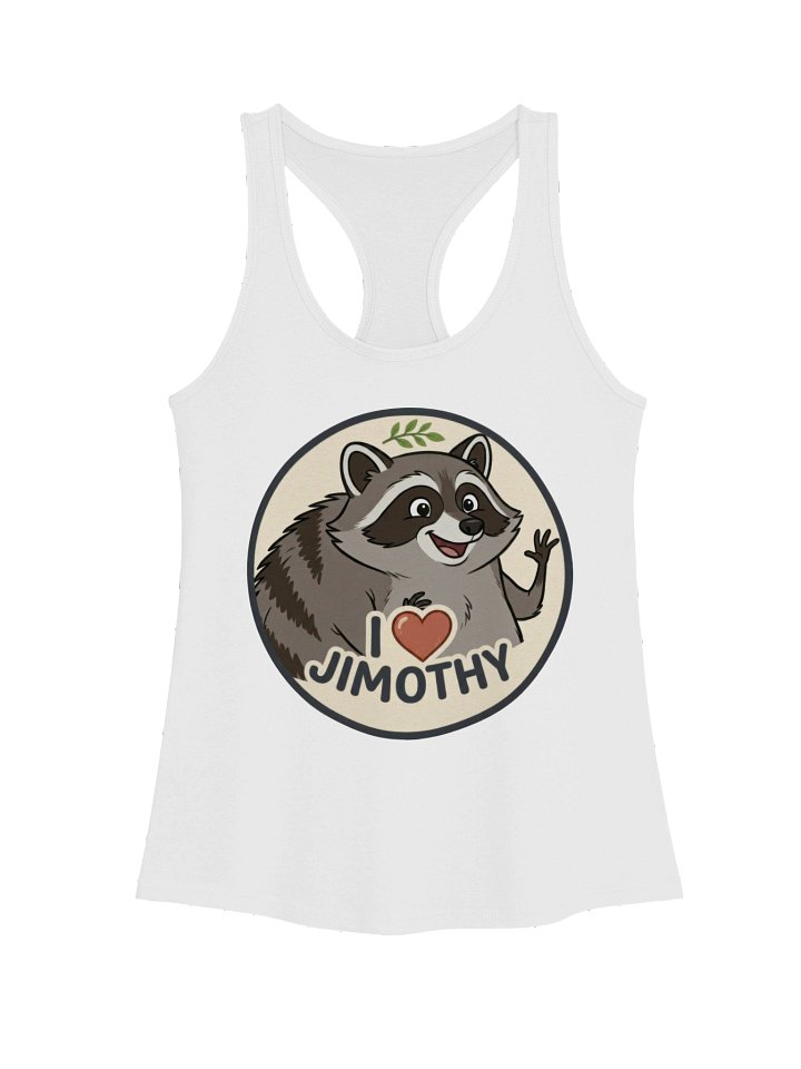 I Love Jimothy Women's Racerback Tank product image (2)