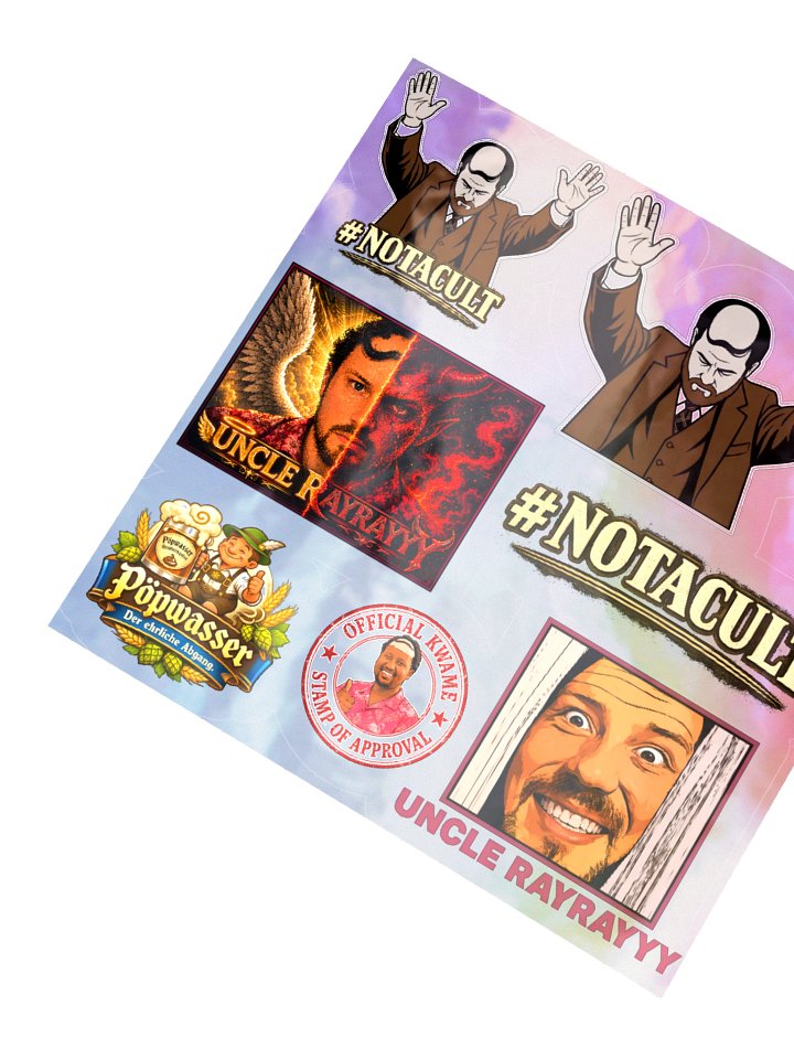 Holographic kiss-cut sticker set product image (6)