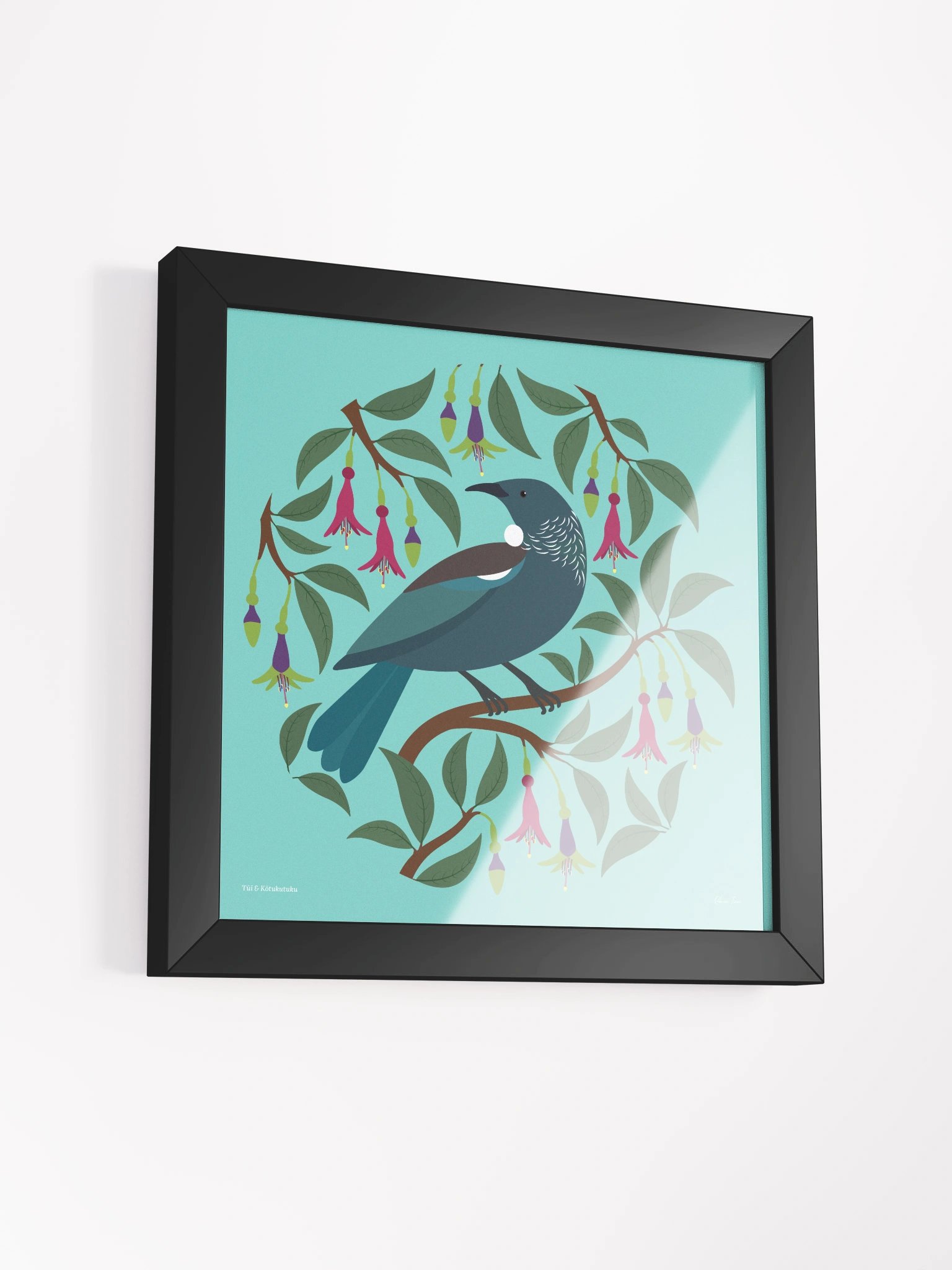 Tūī in Kōtukutuku Framed Wall Art product image (3)