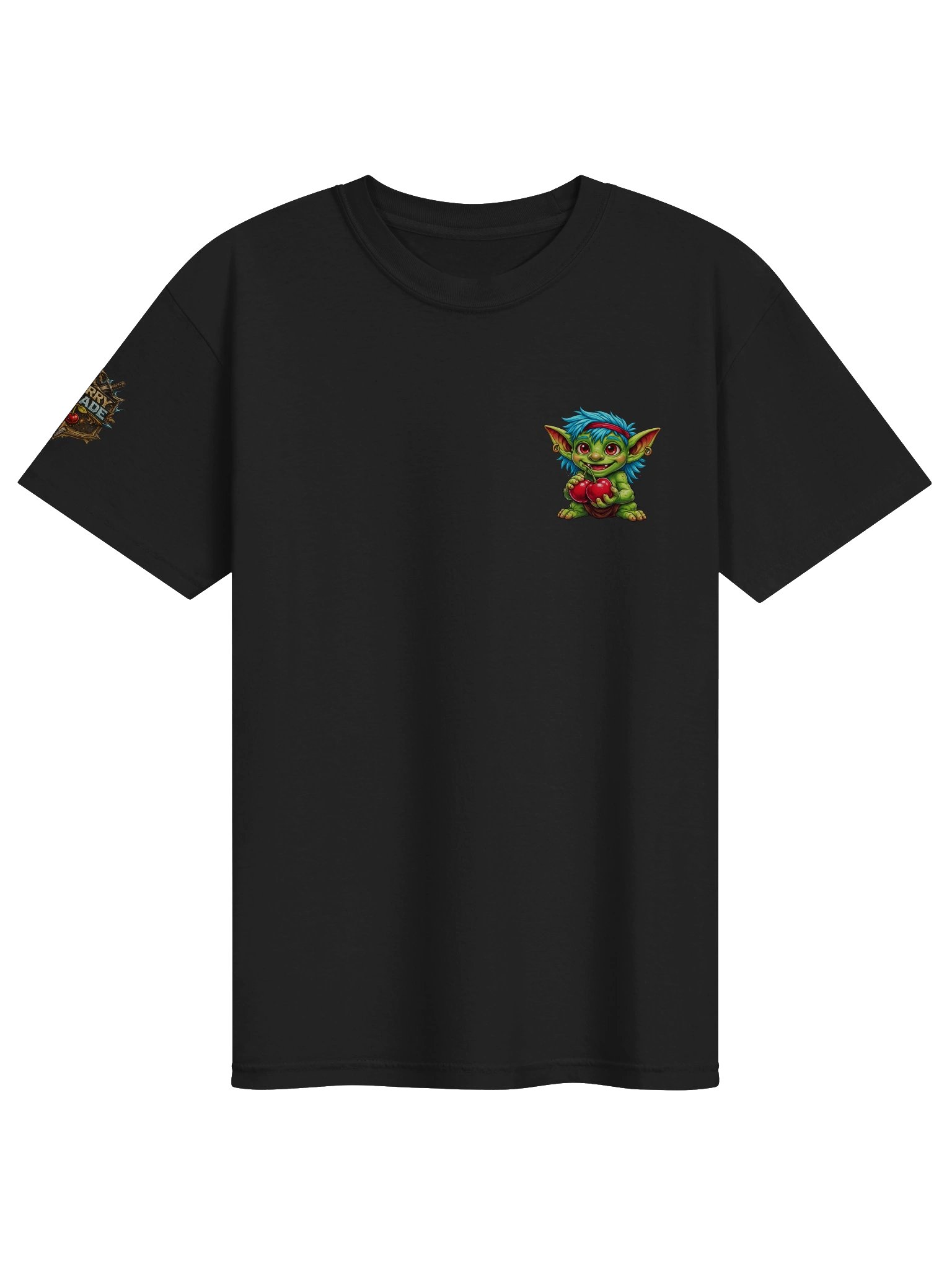 Blue-Haired Goblin Cherry Tee product image (8)