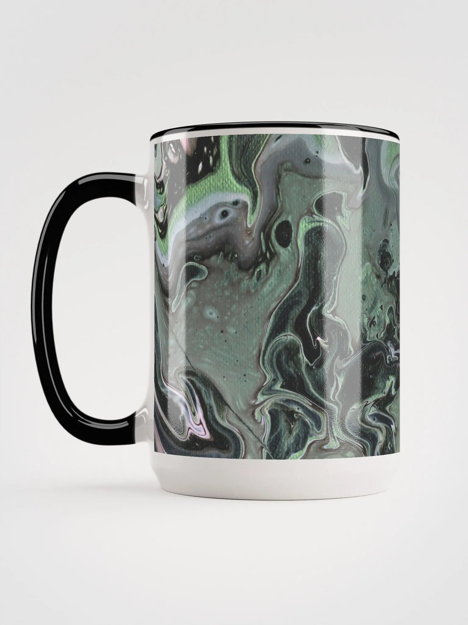 Metallic Green Fluid Acrylic Coloured Mug product image (2)