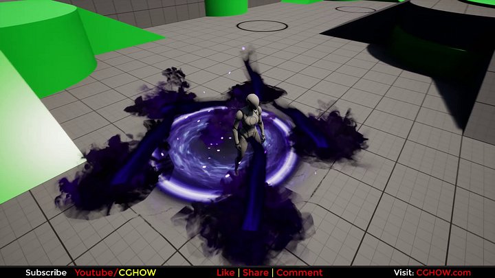Dark Energy Pool FX in Unreal Engine 5 Niagara product image (1)