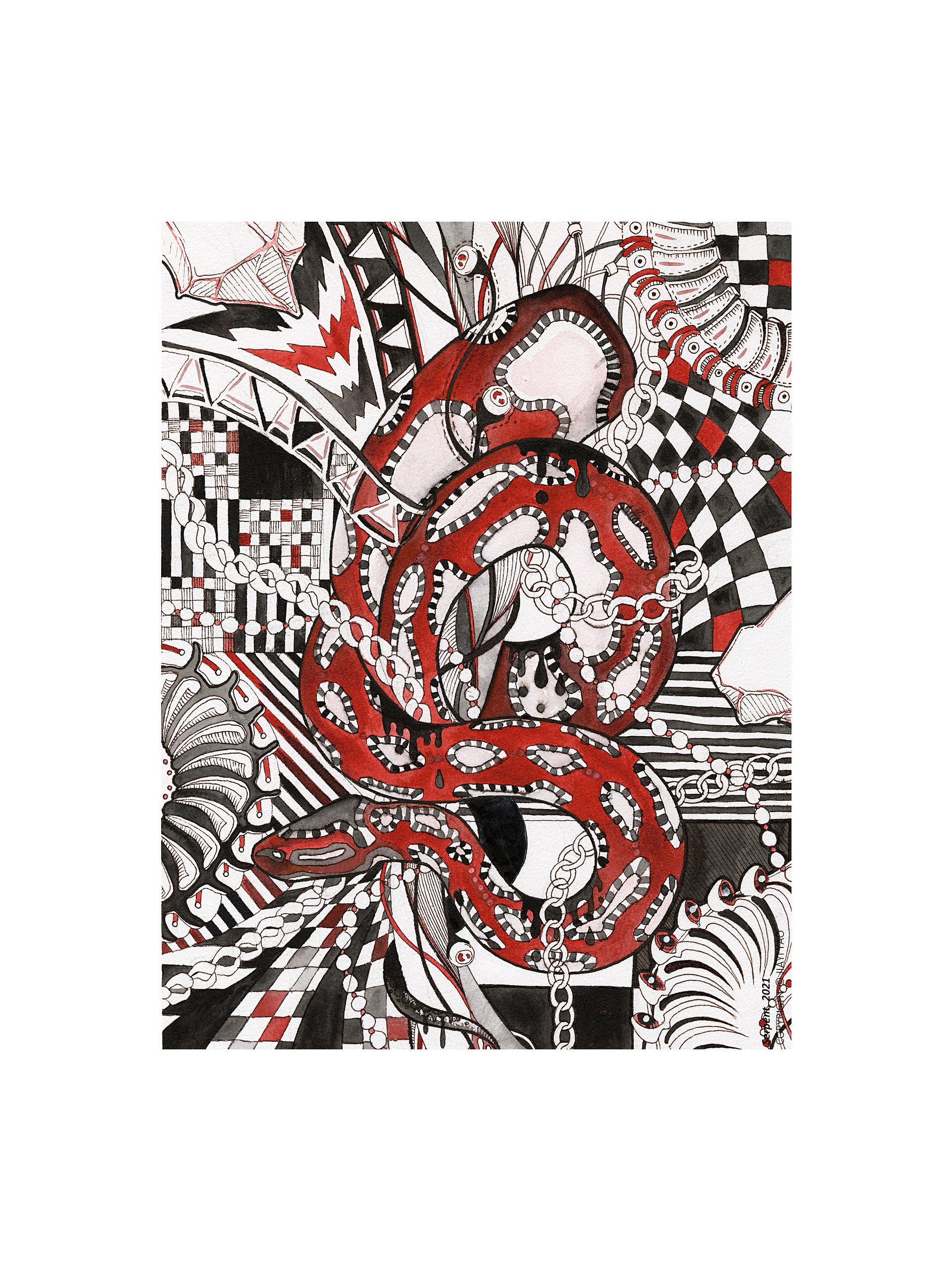 Serpent - Original Art Print product image (1)