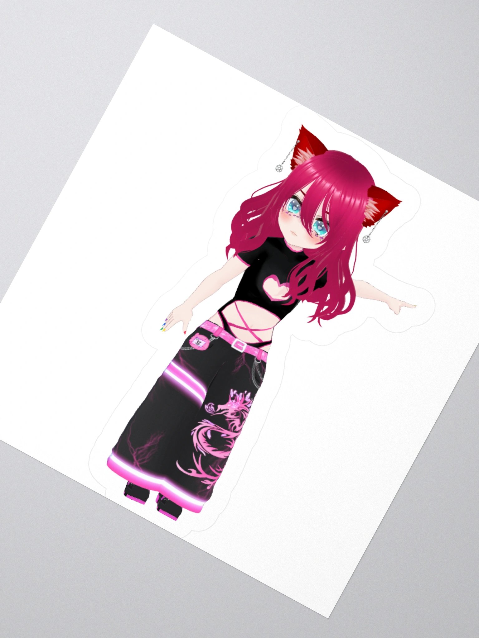 Pointing Chibi Simply Sticker product image (6)