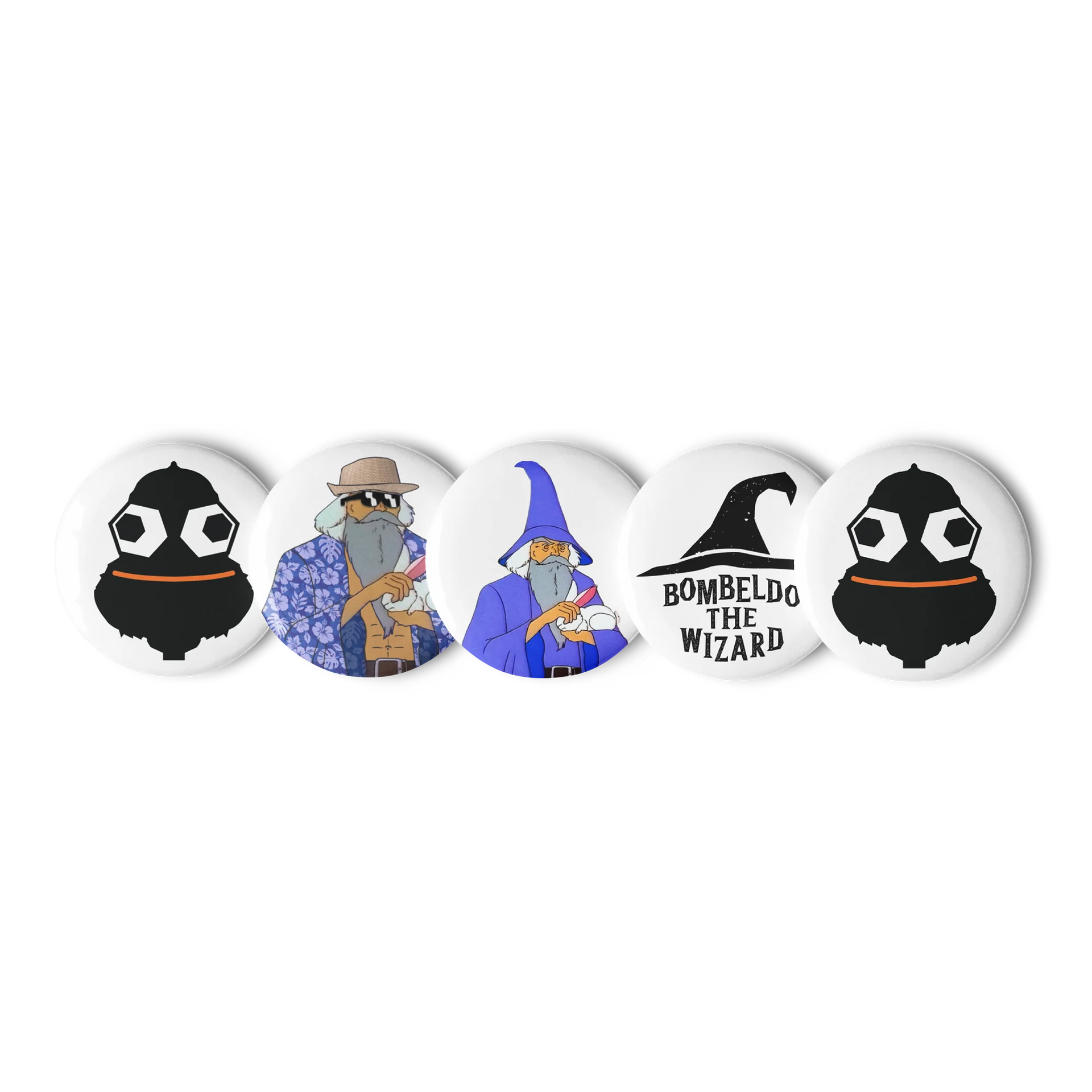 Selection of Bombeldo badges product image (1)
