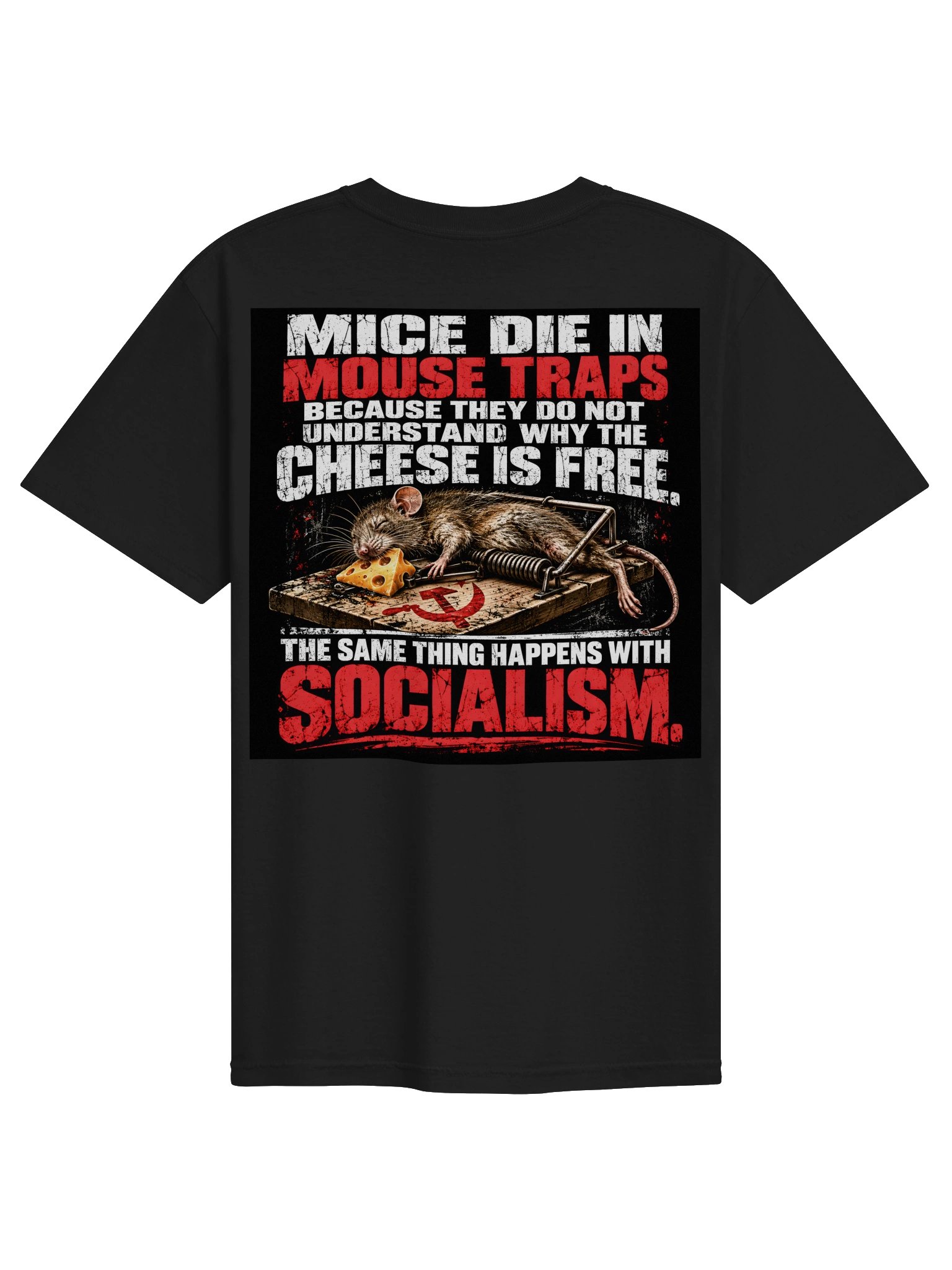 Socialist Cheese Tee. product image (6)