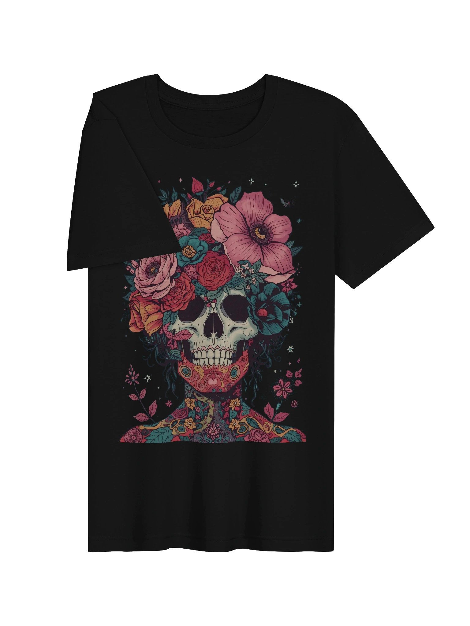 Blooming Skull Crown Supersoft Tee product image (6)