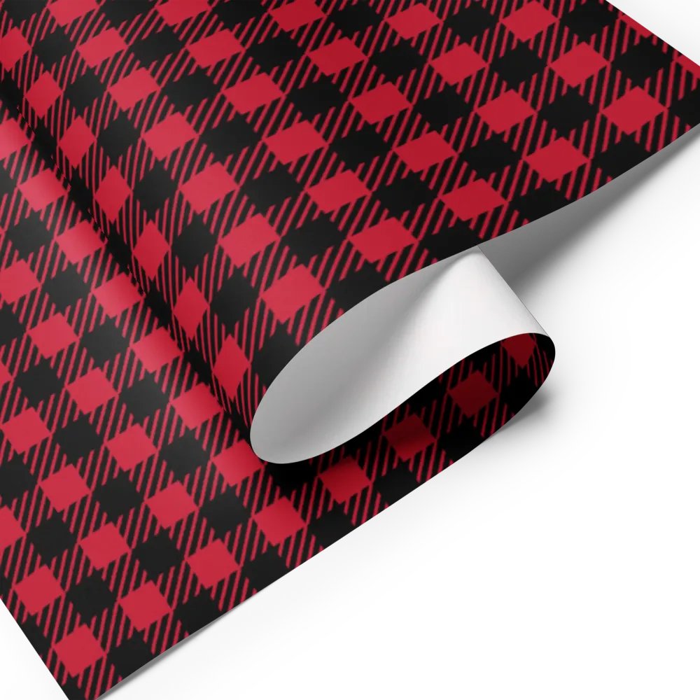 Buffalo Plaid Wrapping Paper Set product image (7)