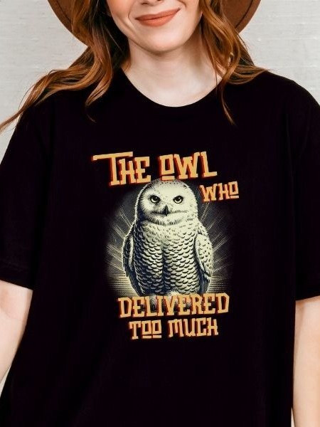 Magical Owl Funny Vintage Pulp Mystery Harry Potter Shirt product image (5)
