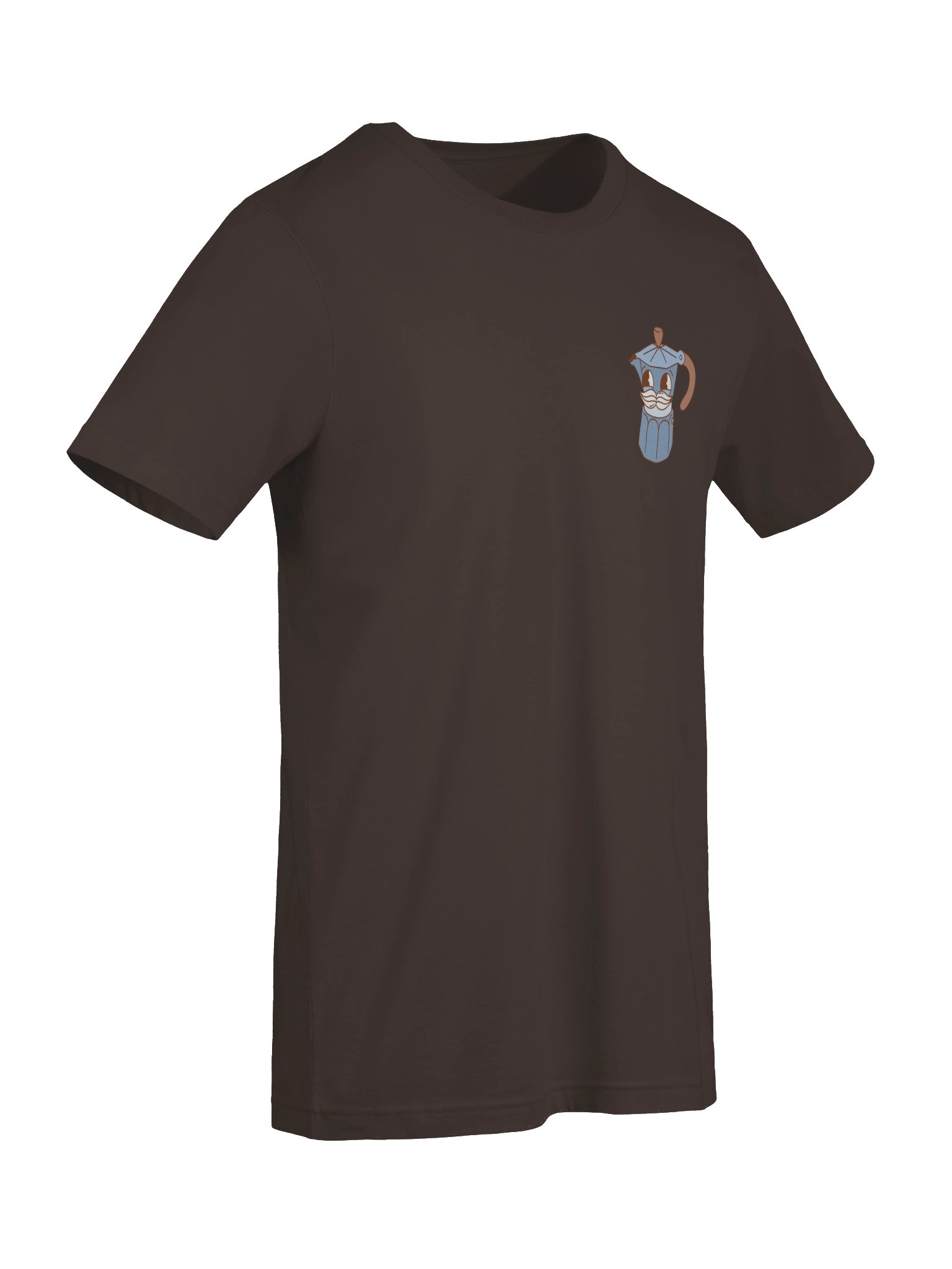 Dapper Brew Unisex T-Shirt | Coffee Moka Pot Mustache Vintage Hipster Character Tee product image (9)