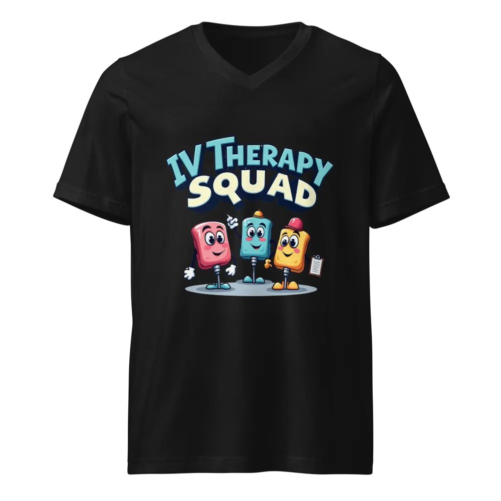 Cheerful IV Therapy Squad V-Neck Tee product image (1)