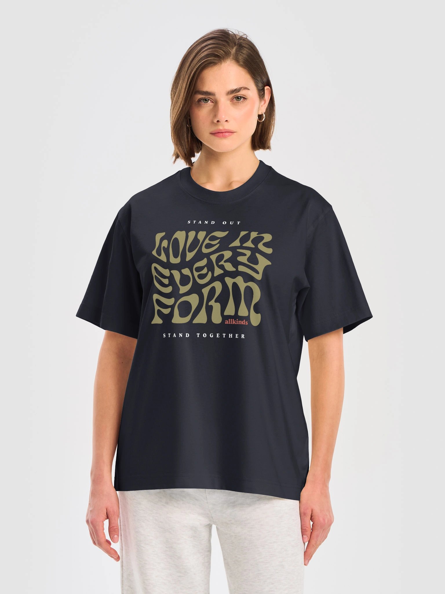 the 'love in every form' tee | dark product image (4)