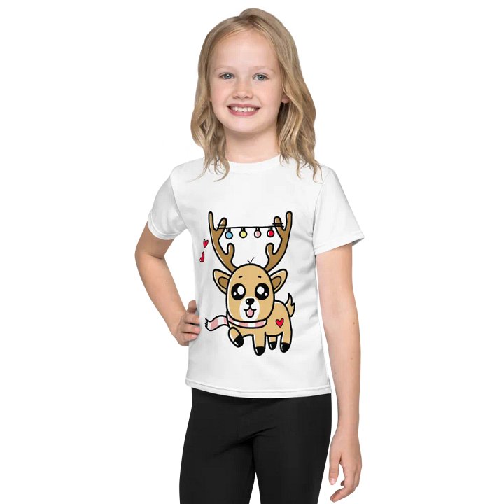 Cheery Reindeer All-Over Kids T-Shirt product image (1)