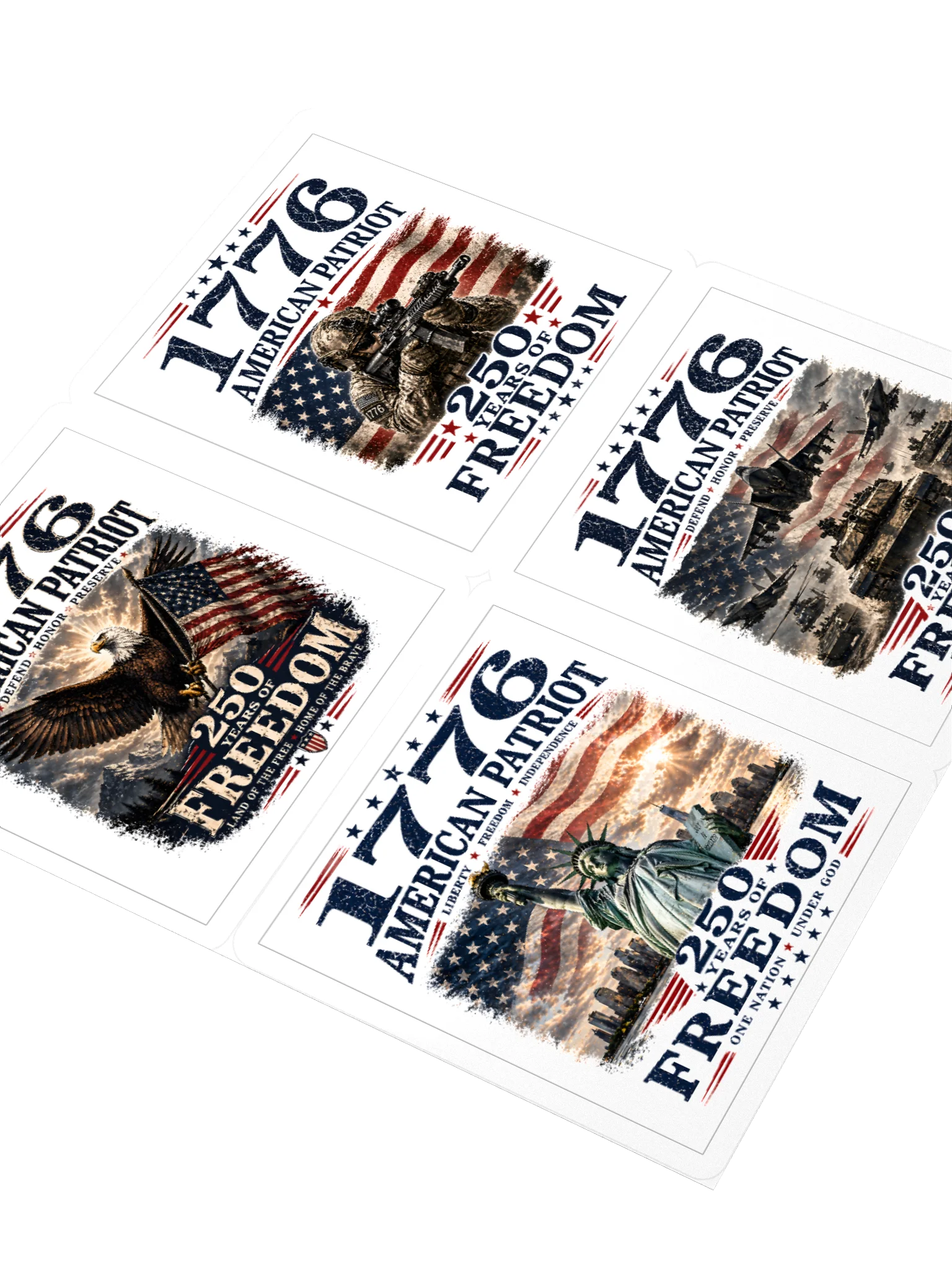 Patriot 1776 Sticker Mix product image (5)