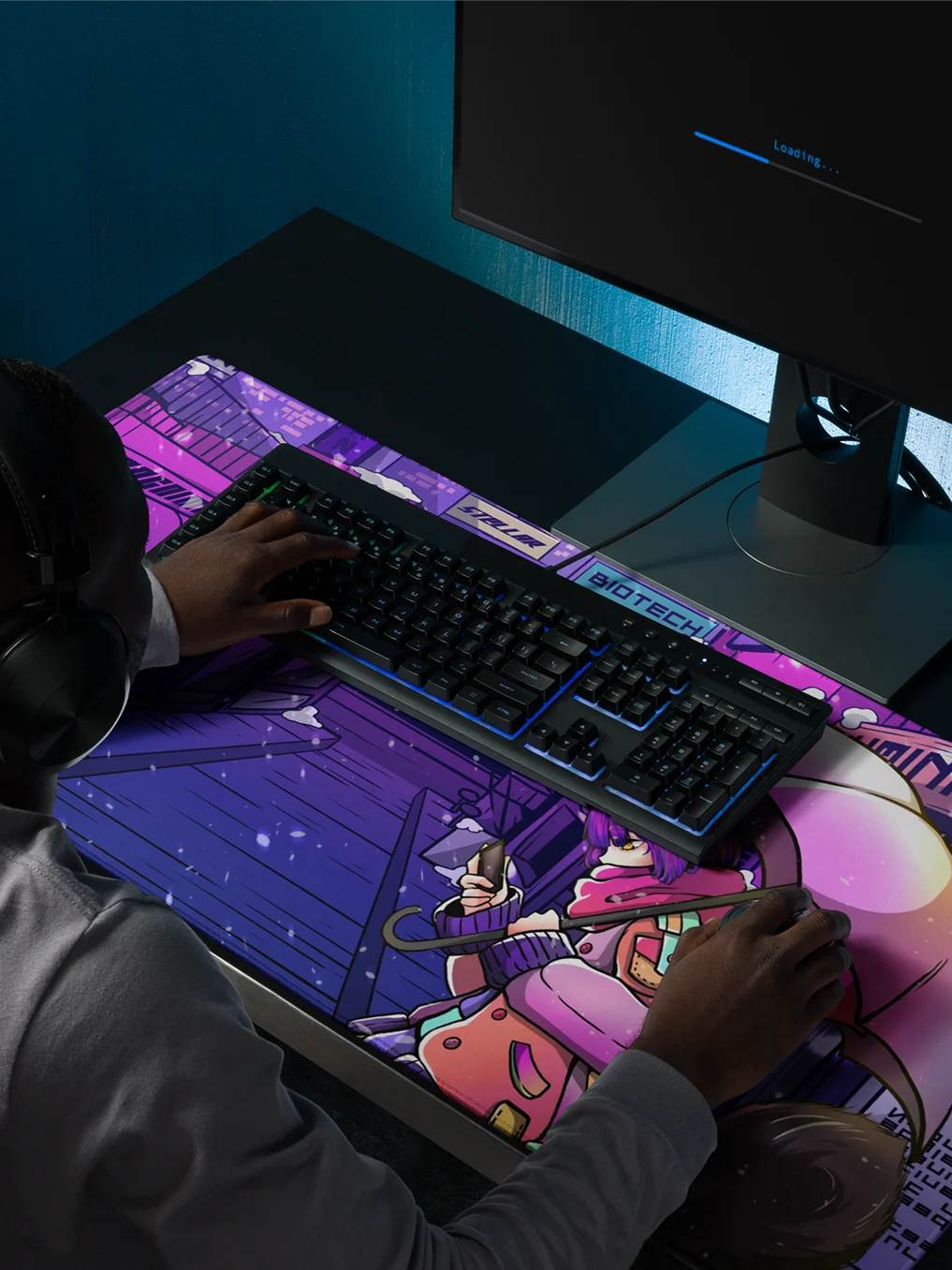 Winter Nights Gaming Desk Pad product image (4)