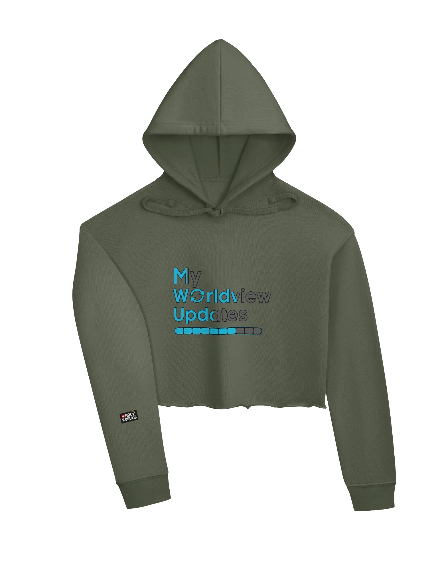 My Worldview Updates - Fleece Crop Hoodie product image (7)