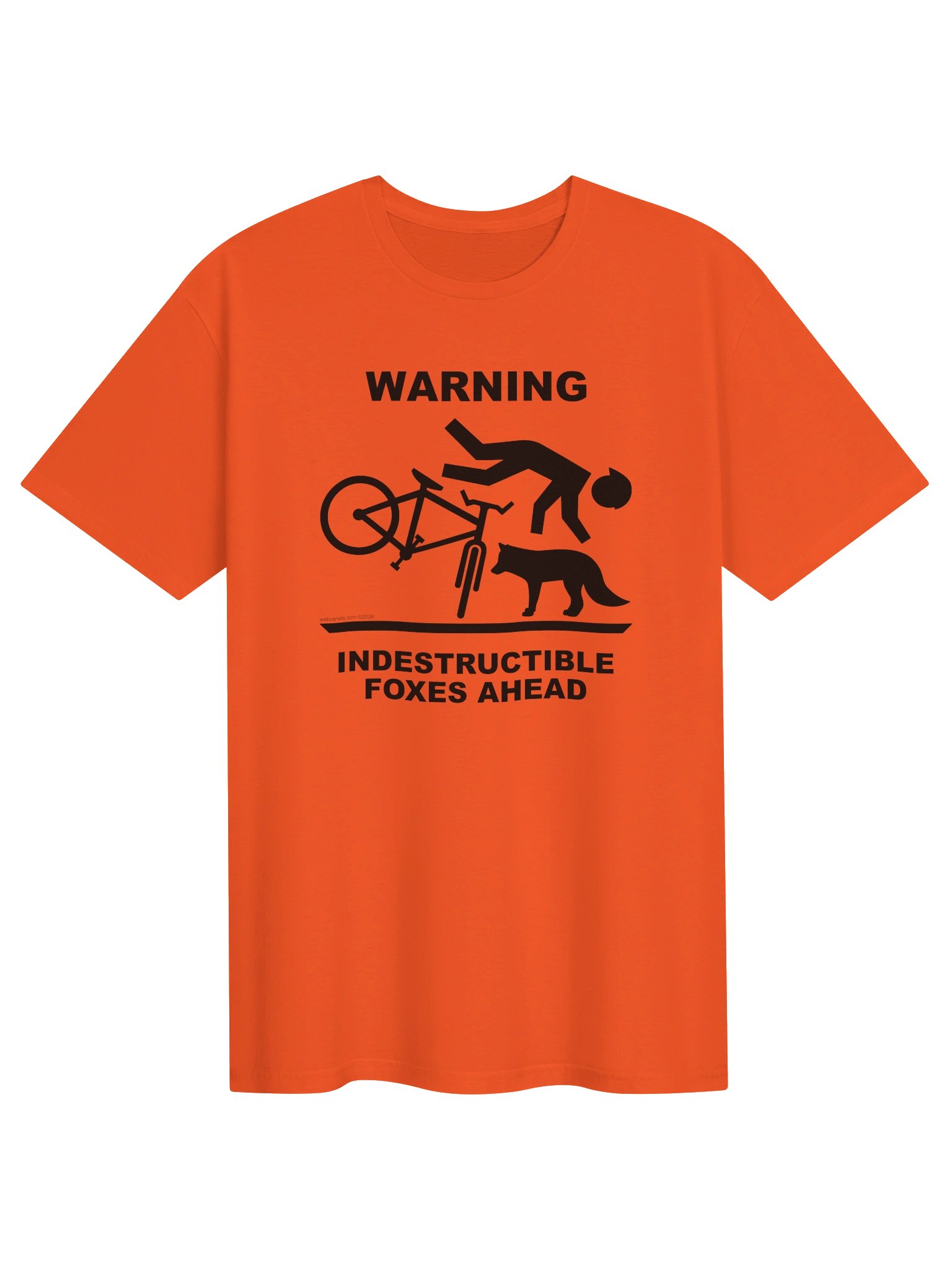 Warning: Indestructible Foxes Ahead T-Shirt product image (1)