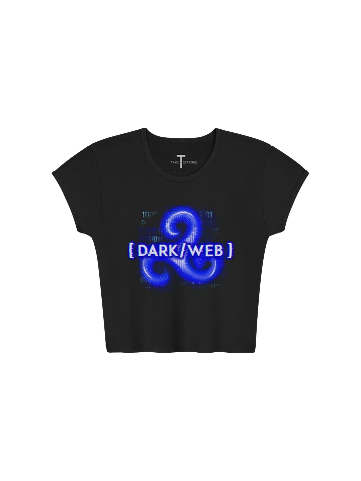 [DARK/WEB]: Title Art Women Crop Top Shirt product image (1)