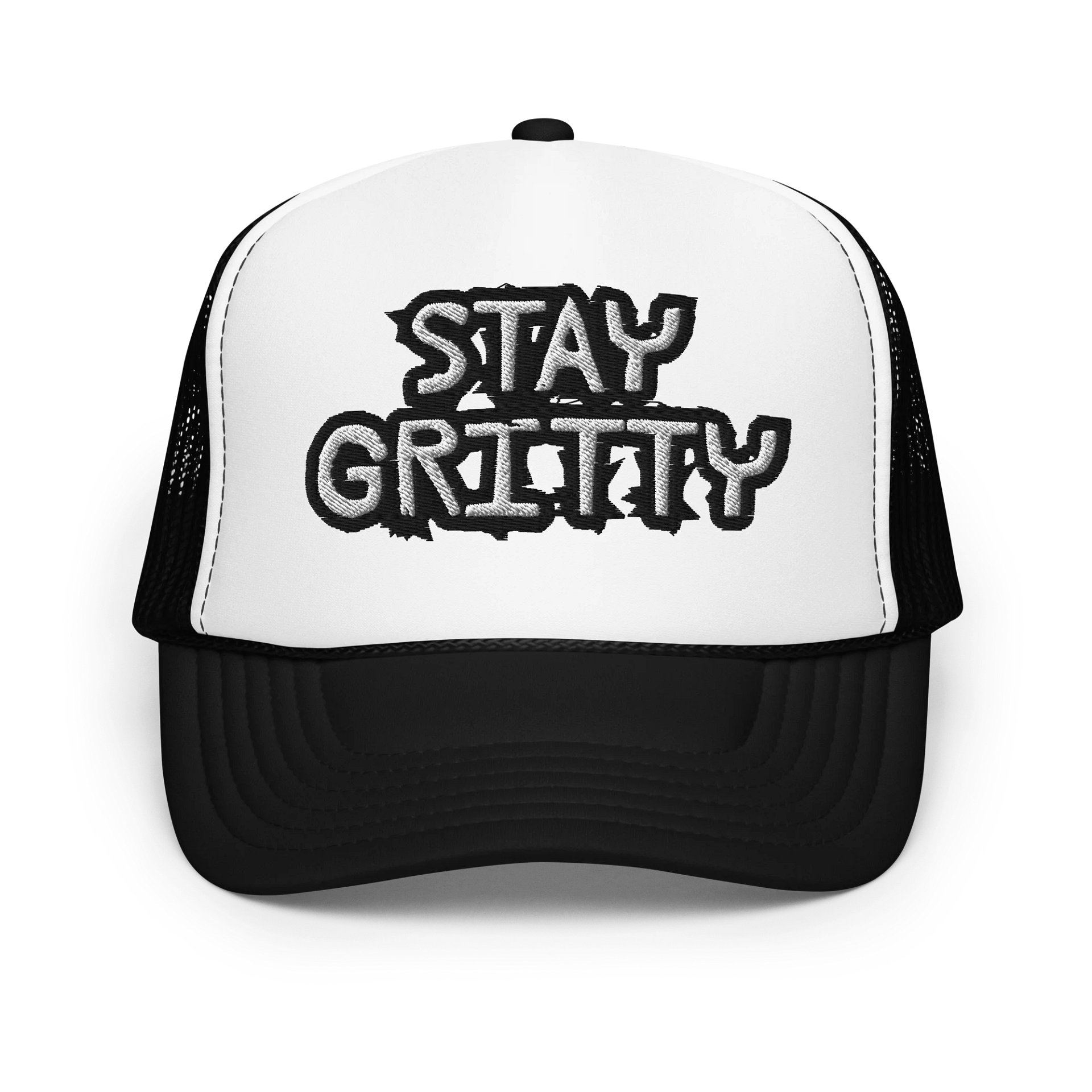 Stay Gritty Trucker Hat – Women’s Motivational Snapback product image (1)