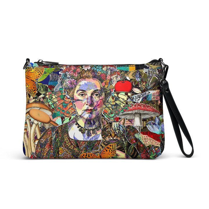 Lady with Cat-Over Crossbody Bag product image (1)