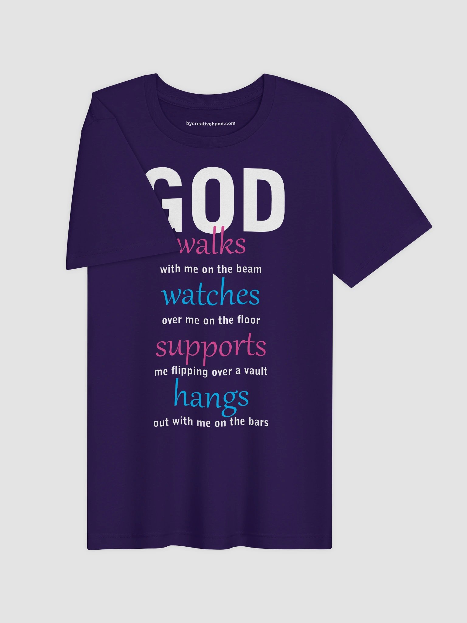 God walks-watches-supports-hangs T-Shirt PBTX product image (3)