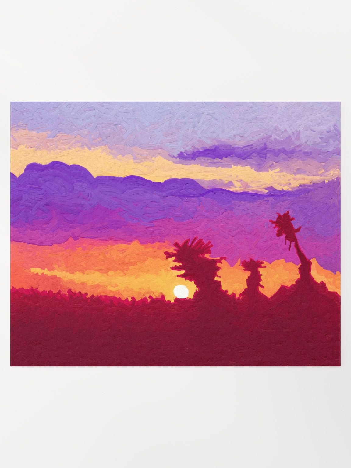 Brush Dancing in the Evening Light Poster product image (1)