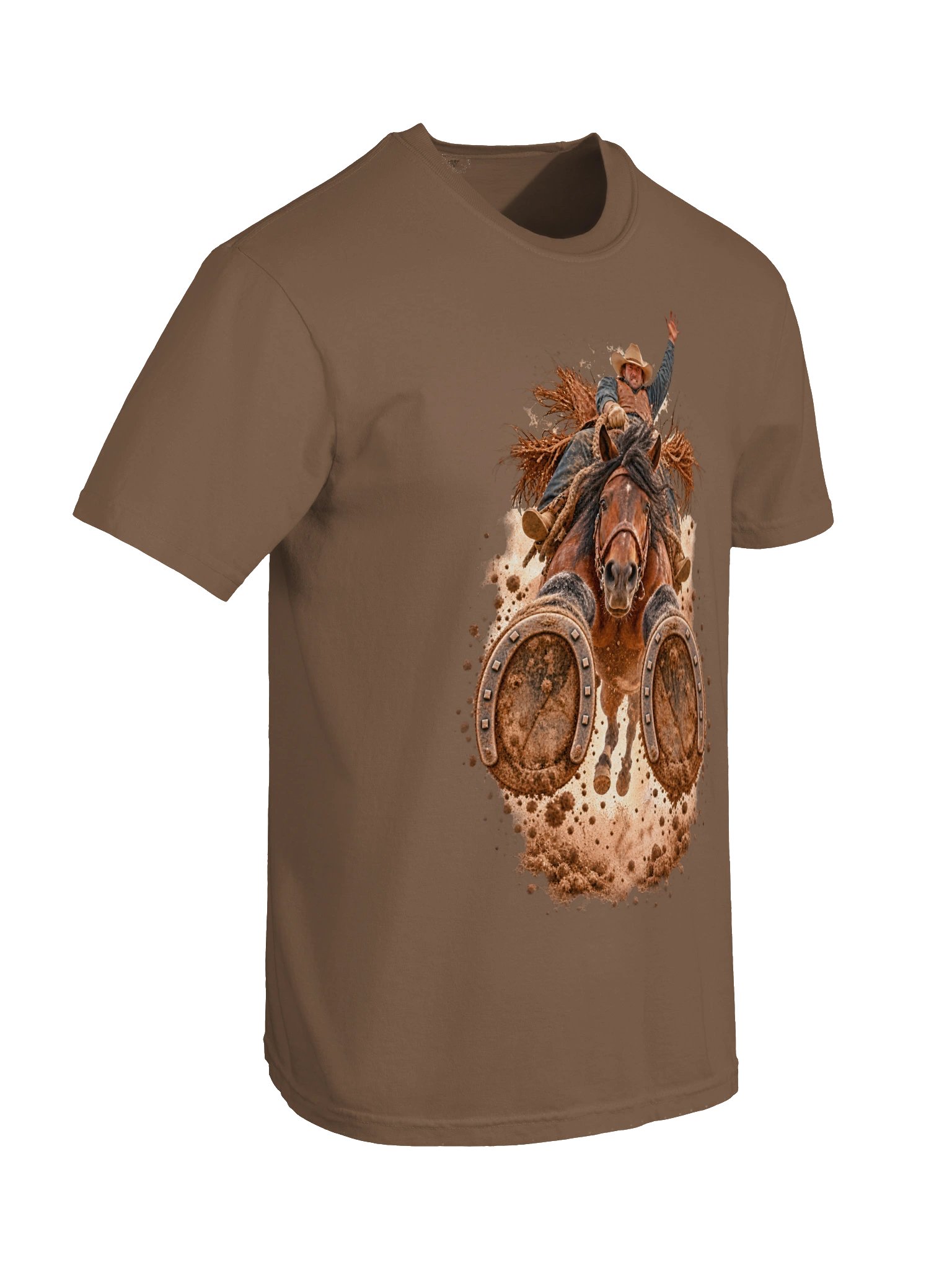 Bareback Riding Shirt — Two-Sided POV Rodeo Tee | Broken Roughstock™ product image (12)