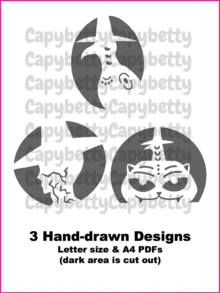 KPDH Pumpkin Carving Silhouettes PDF product image (1)
