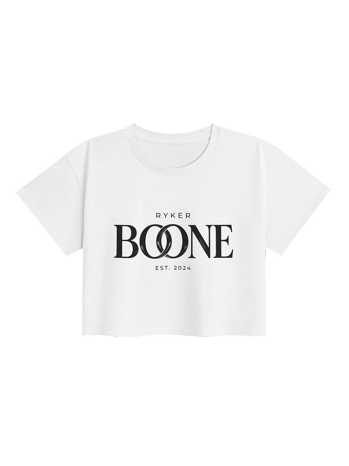 Ryker Boone "Barefoot on the Backroad" Women's Crop Top (Black Logo) product image (1)