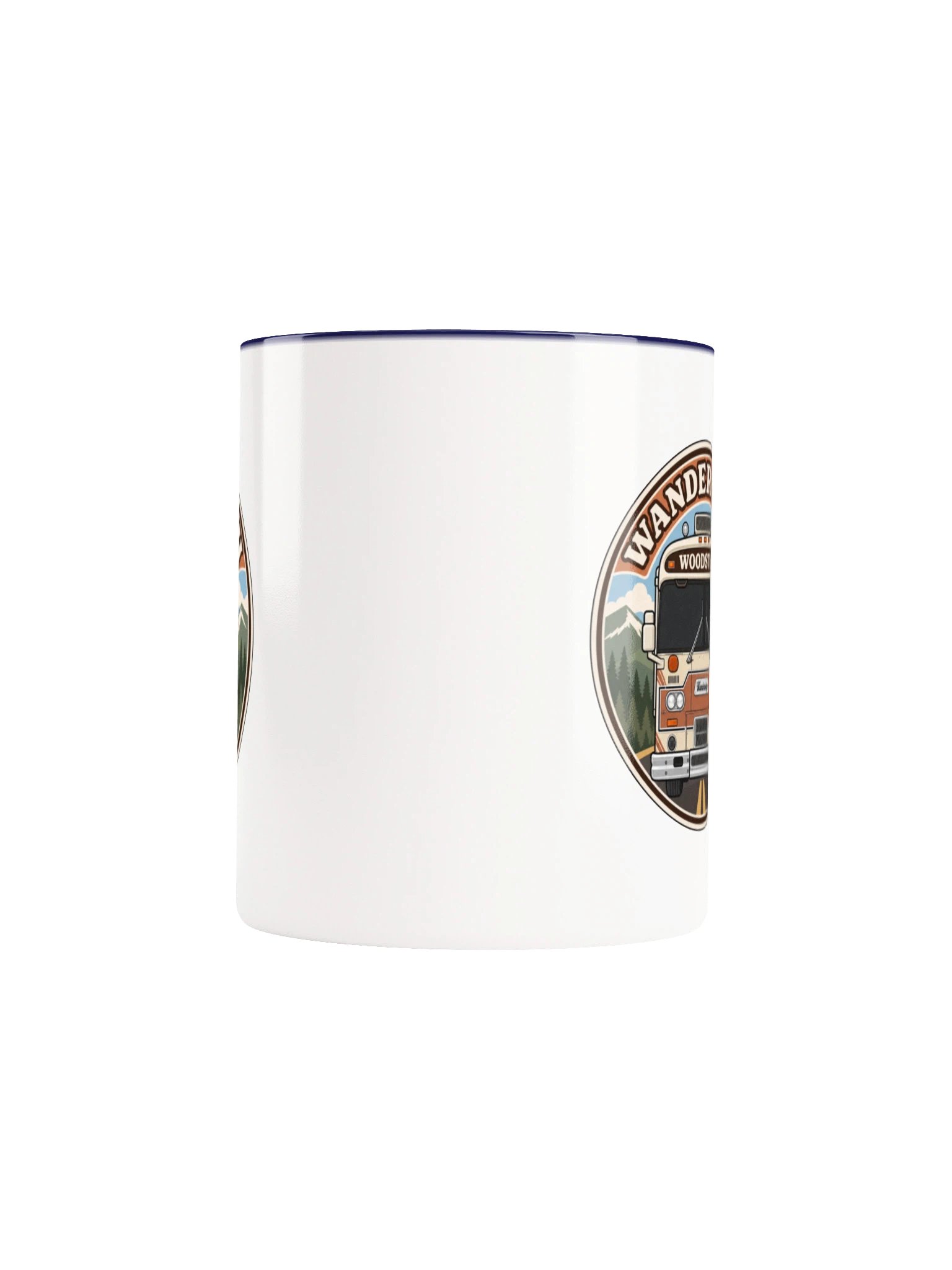 Woodstock Morning Miles Mug — Front & Center — Dark Windshield product image (5)