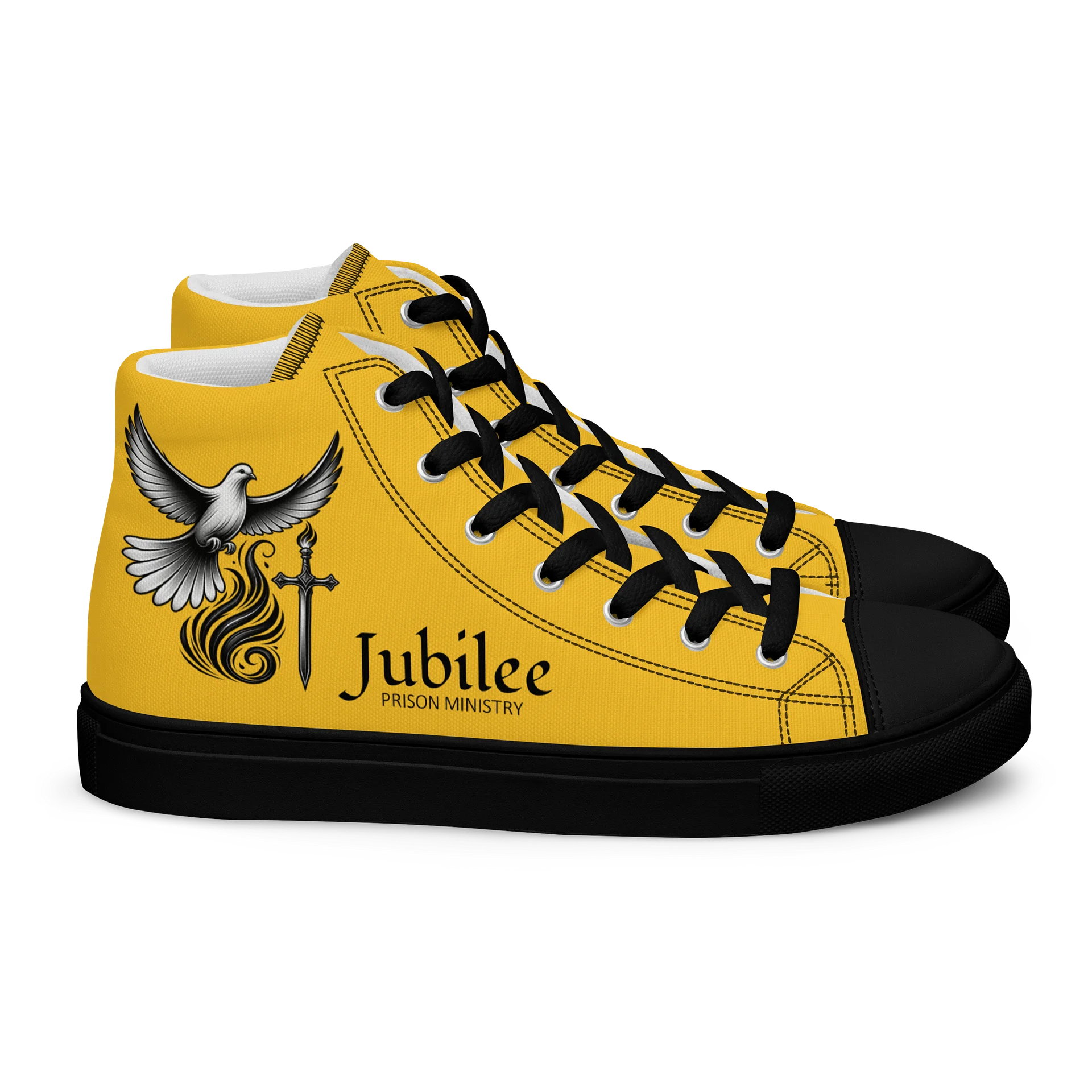 Men's Jubilee High-tops - Yellow product image (2)