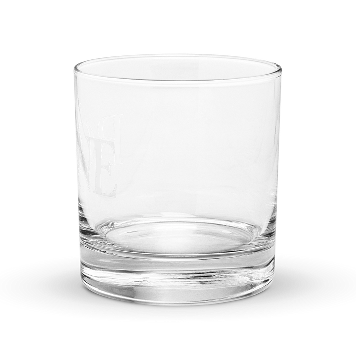 Ryker Boone "Whiskey Weather" Rocks Glass (White Logo) product image (2)