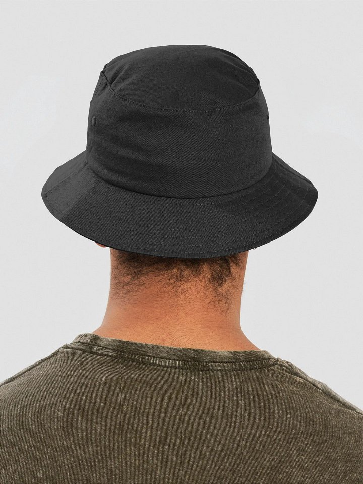 Stylish Black Flexfit Bucket Hat with Yellow 'Zenith' Embroidery product image (2)