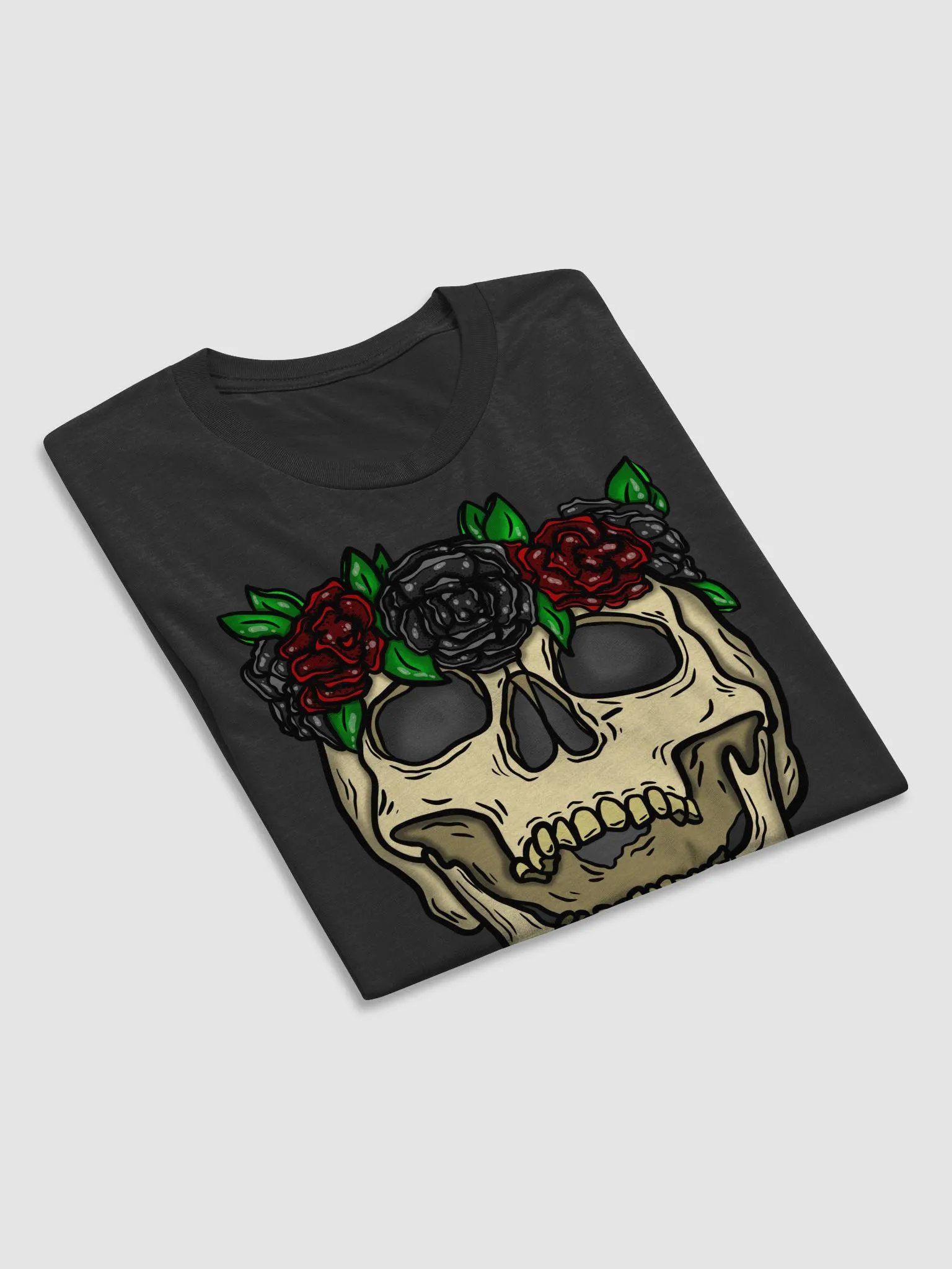 Flower Skull T-Shirt product image (6)