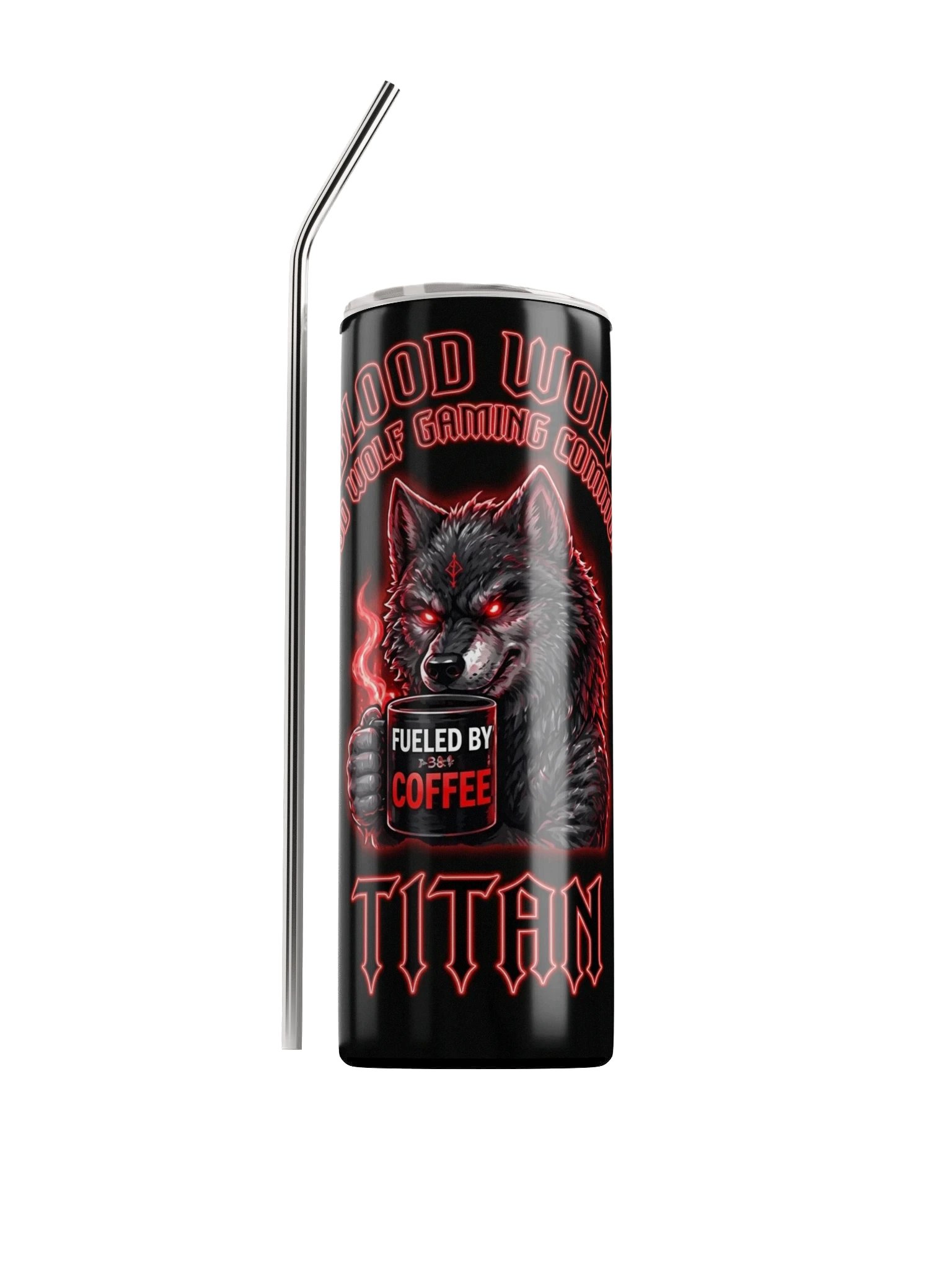 Blood Wolf Gaming Tumbler product image (1)