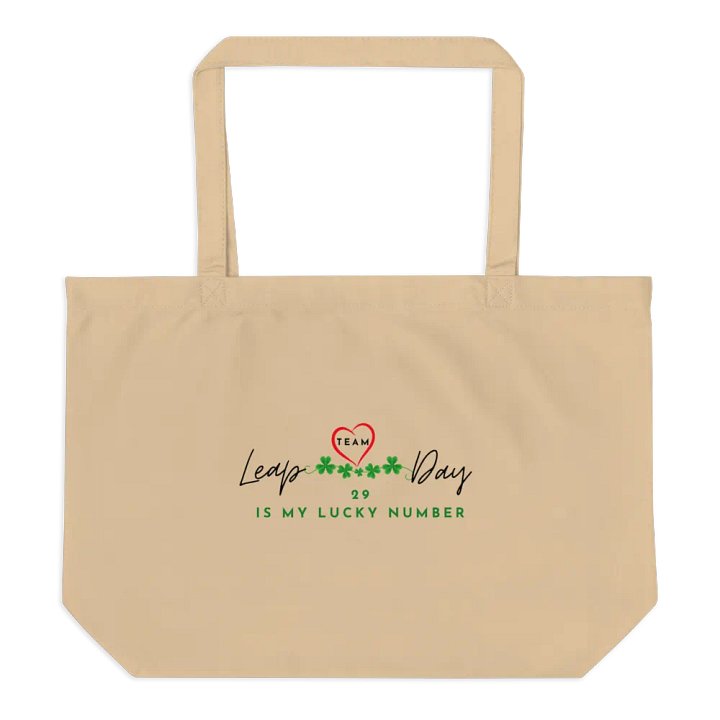SPECIAL EDITION - Team Leap Day Tote Bag - LUCKY NUMBER product image (1)