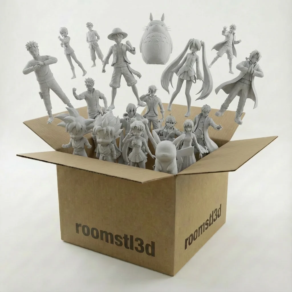 Ultimate Anime STL Bundle – 5TB+ 3D Printable Models Collection product image (1)