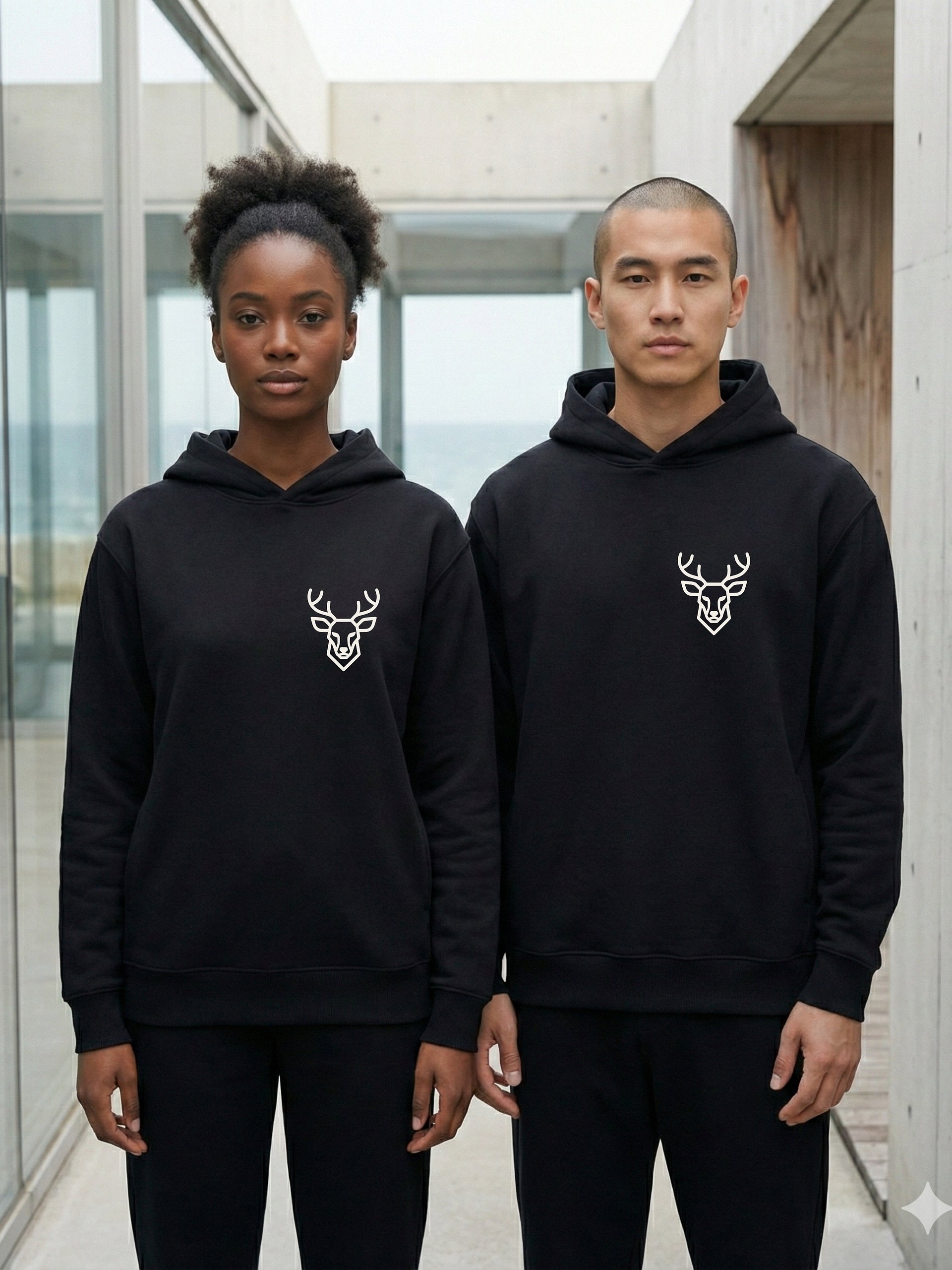 Deer Icon Hoodie — Balance & Stillness Edition product image (5)