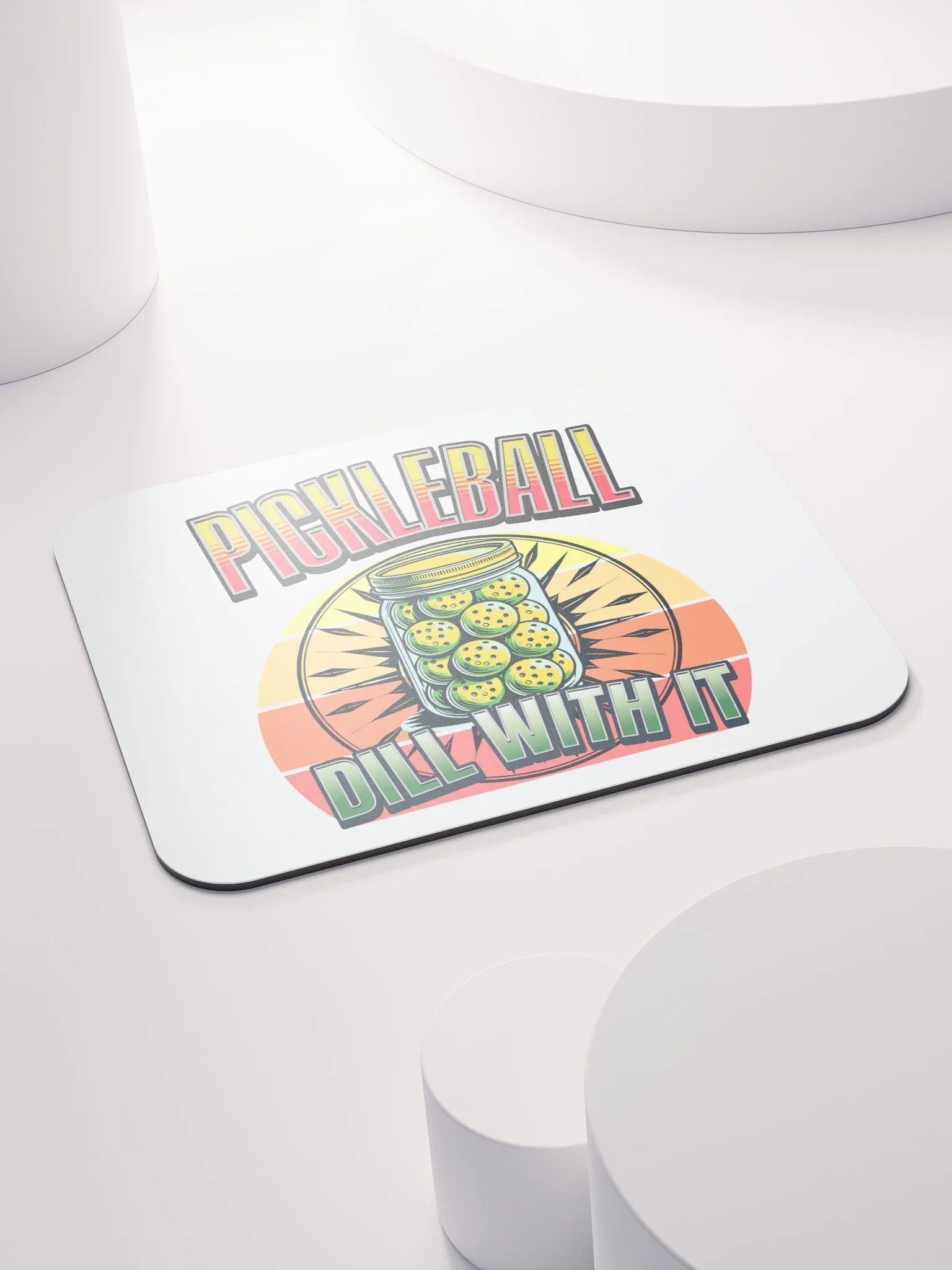 Dill With It Pickleball Mouse Pad product image (4)