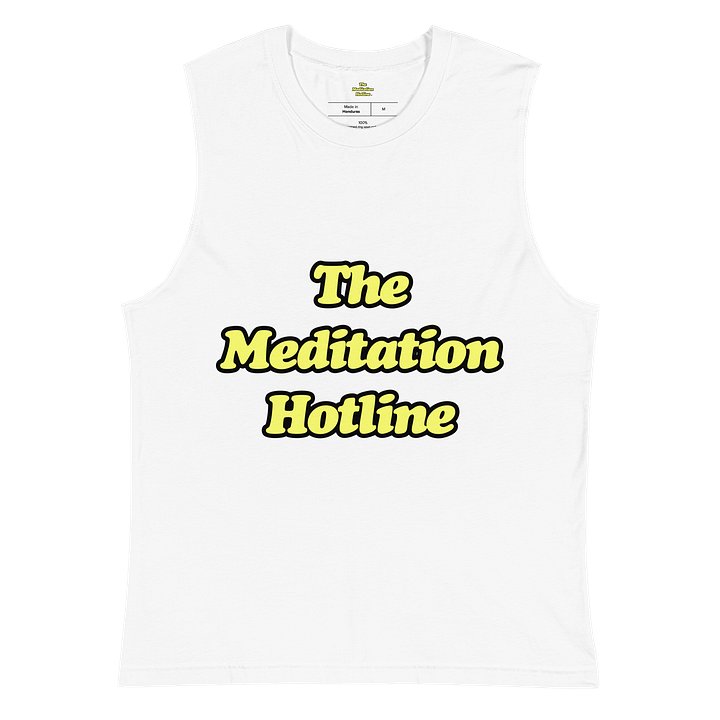 The Meditation Hotline Logo Muscle Tank product image (6)