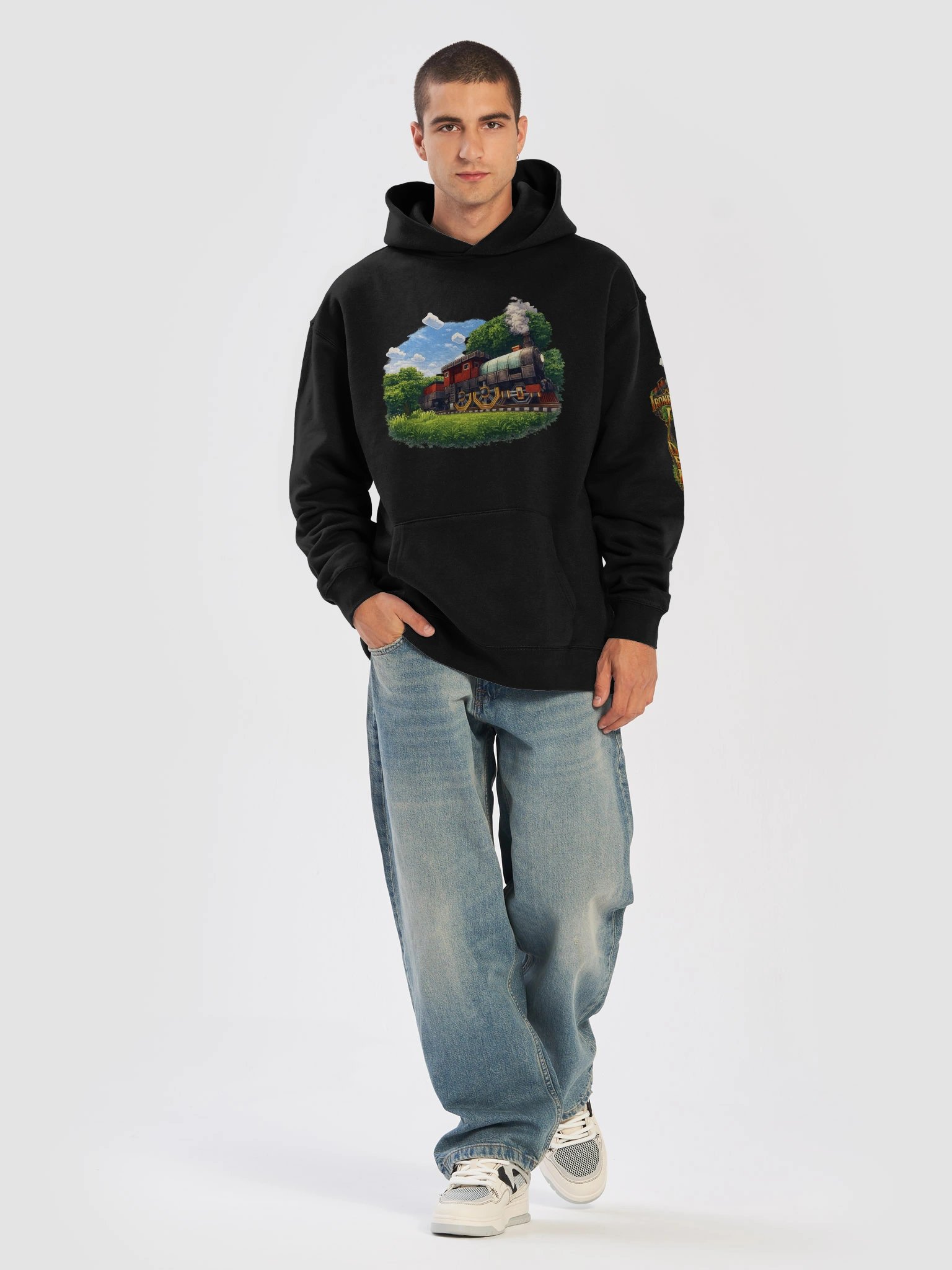 IRONREACH RIDER Sleeve Print Oversized Hoodie product image (5)
