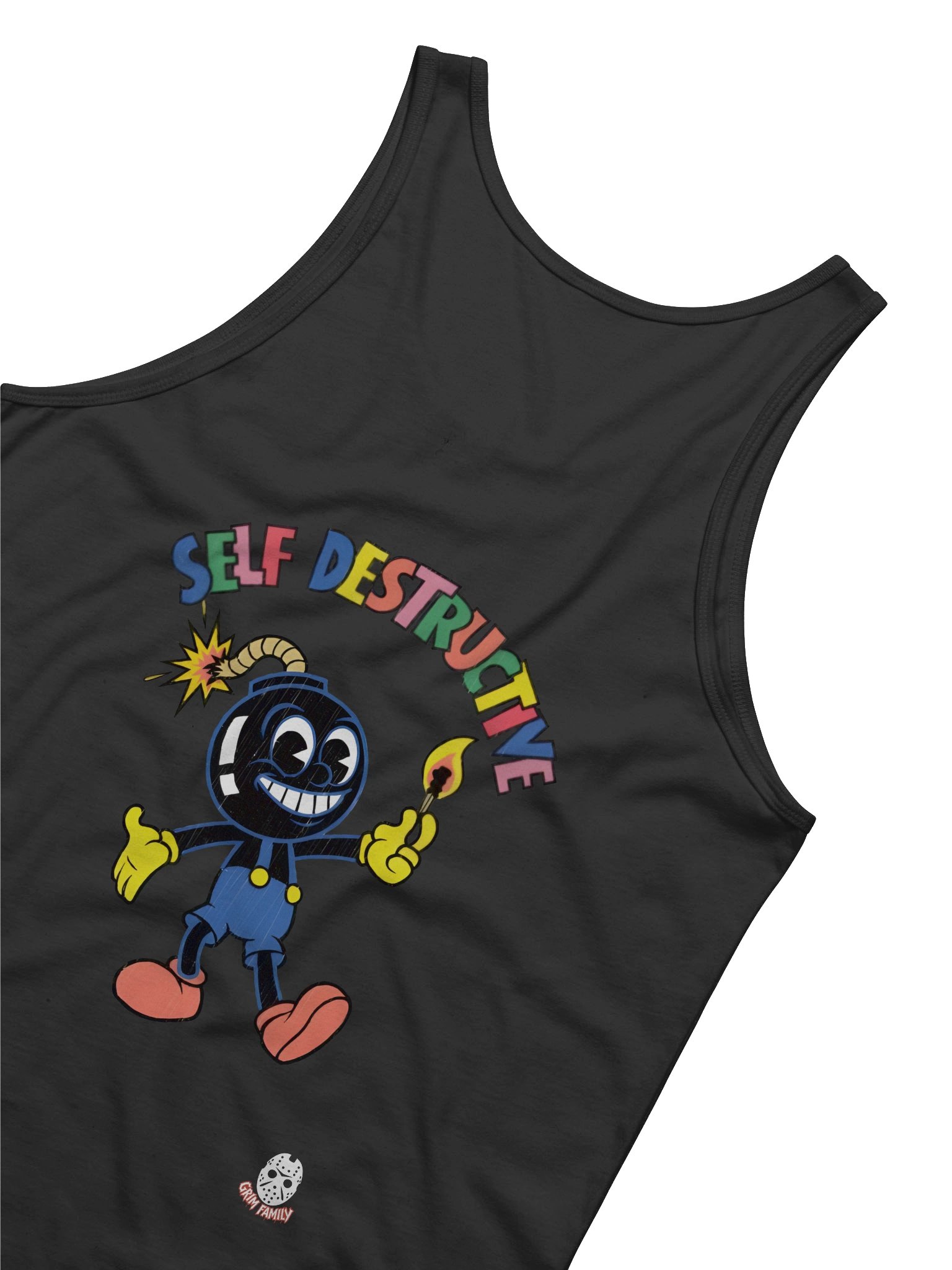 GRIMFAM – THE SELF-DESTRUCTIVE TANKTOP/SINGLET #1 product image (6)