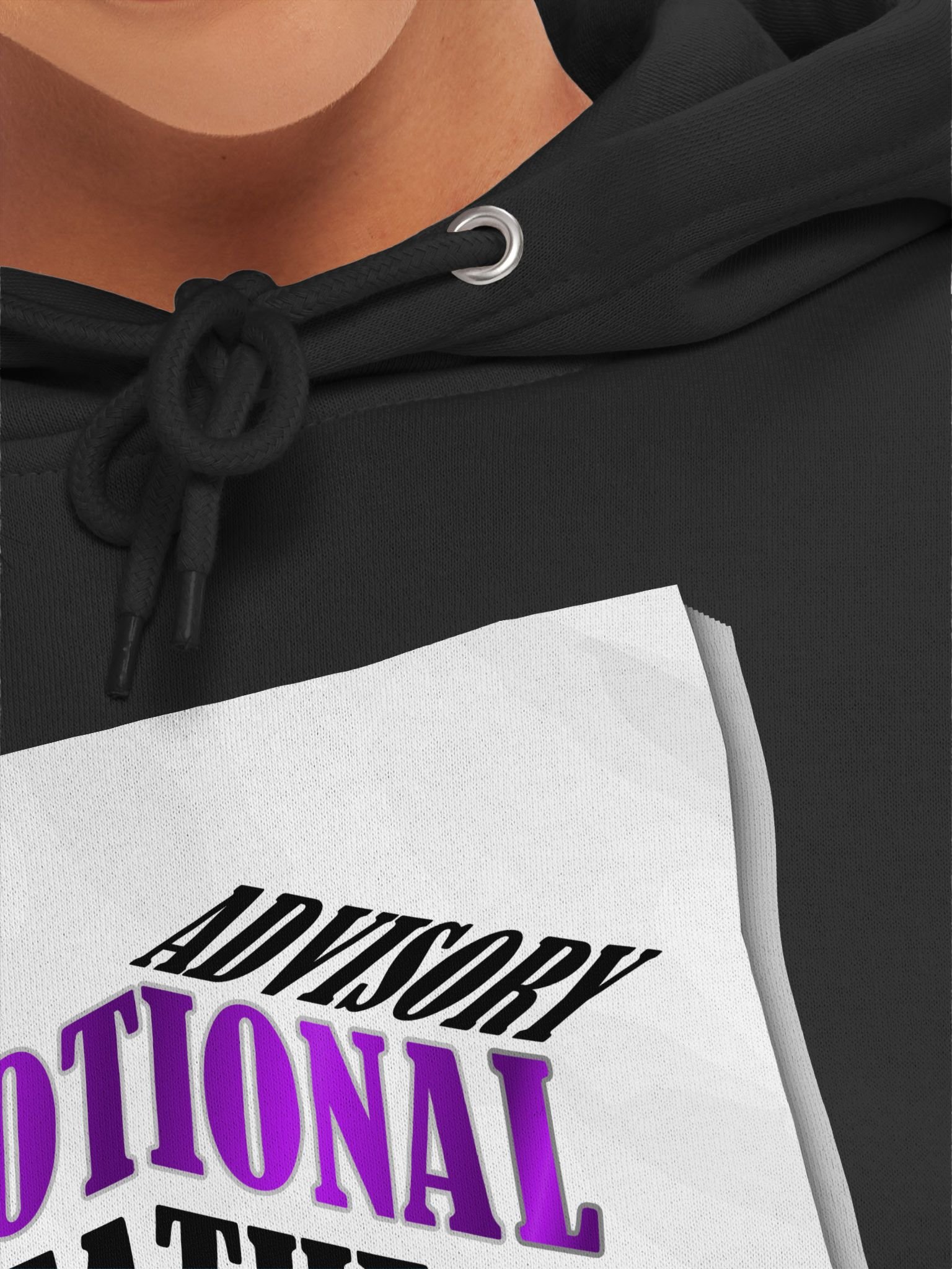 Emotional Weather Warning Hoodie – IWS Official Advisory product image (3)