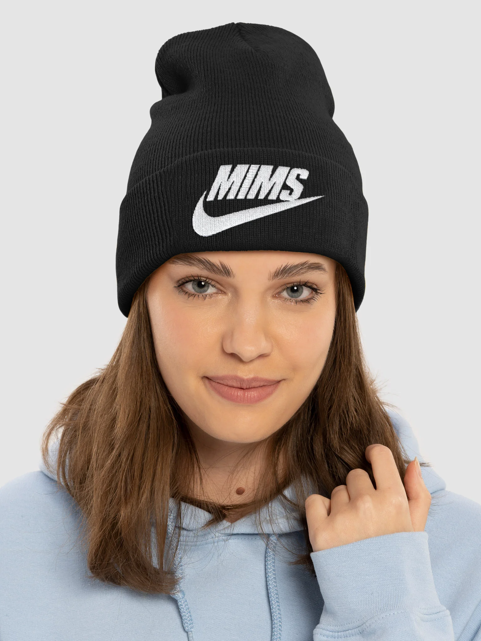 MIMS Swoosh Cuffed Beanie product image (29)
