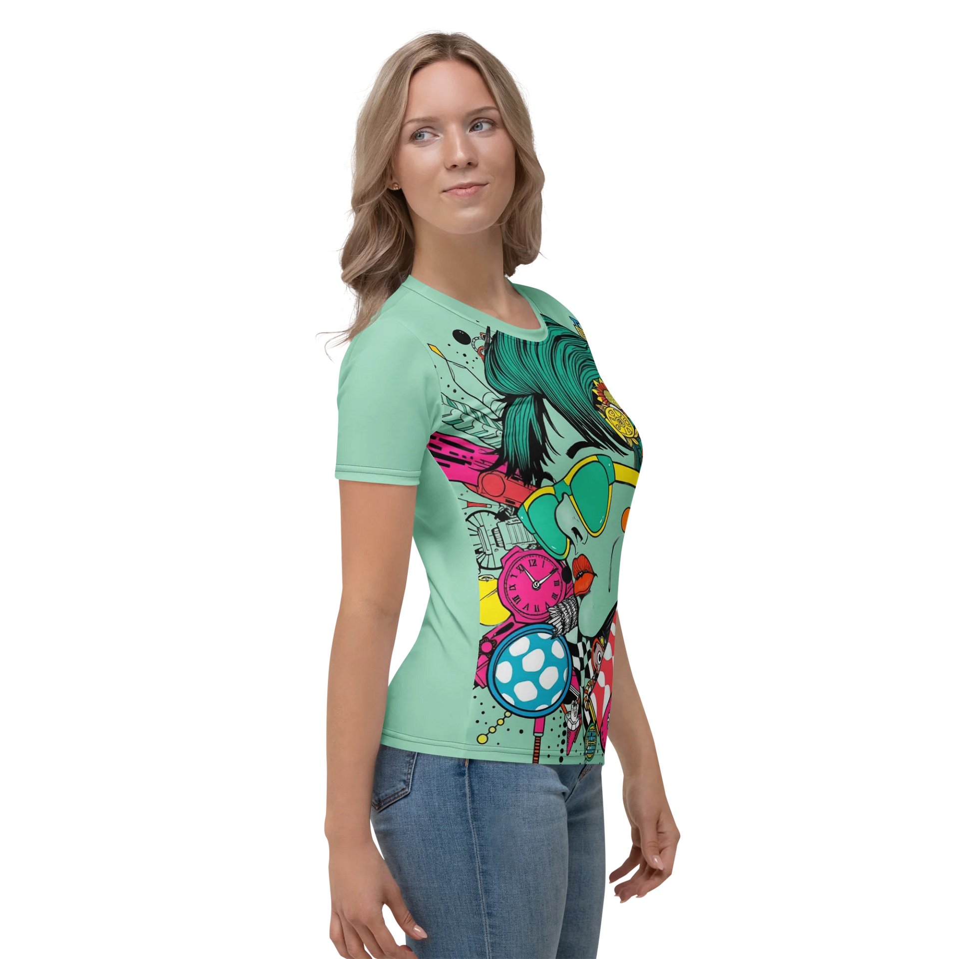Surreal Chic All-Over Print Tee product image (4)