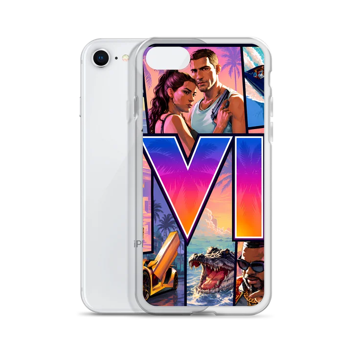 Vice City Neon Game Art iPhone Case product image (51)