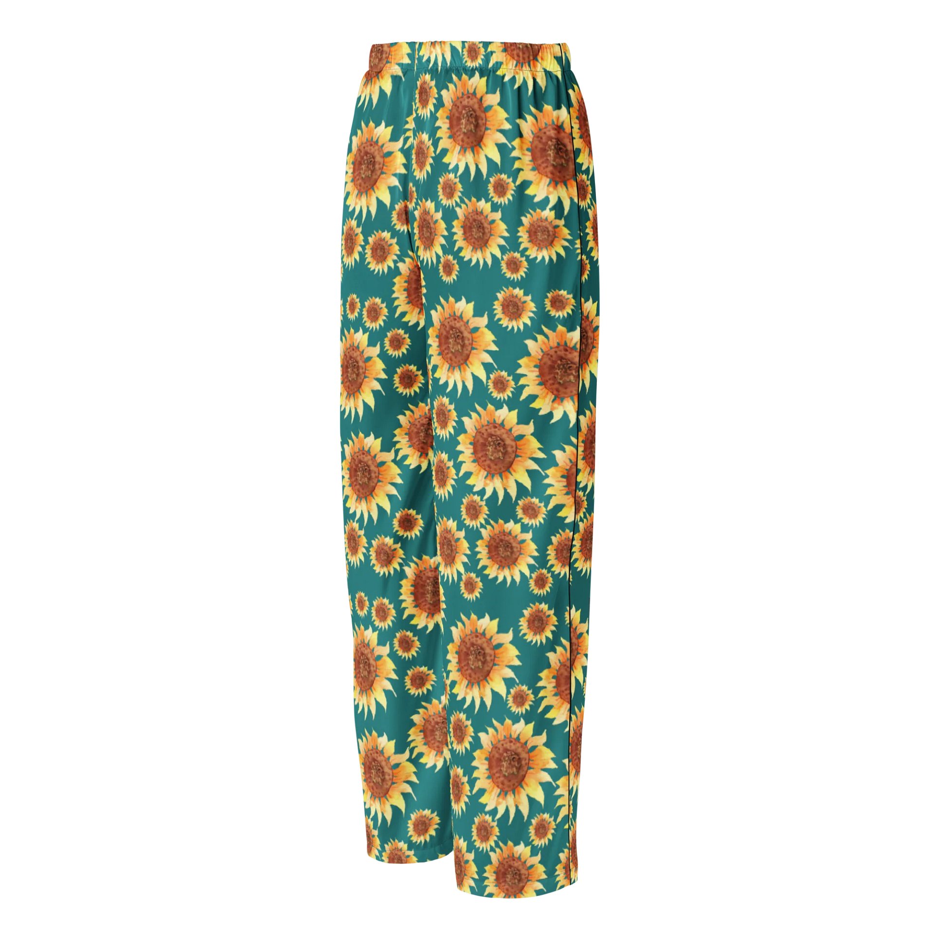 Sunflower Patterned Pajama Pants product image (2)