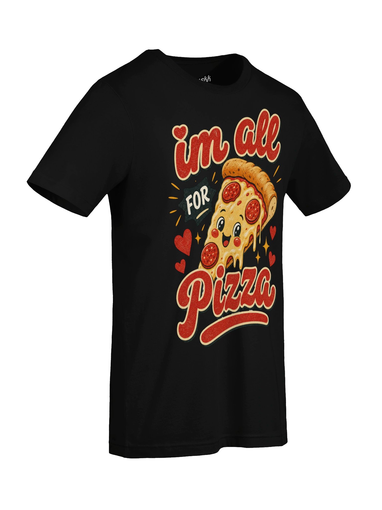 In All for Pizza Cute Cartoon Tee product image (51)