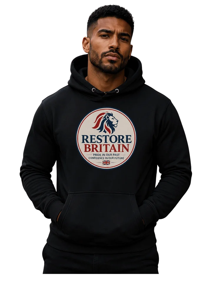 Restore Britain Lion Badge Hoodie product image (1)