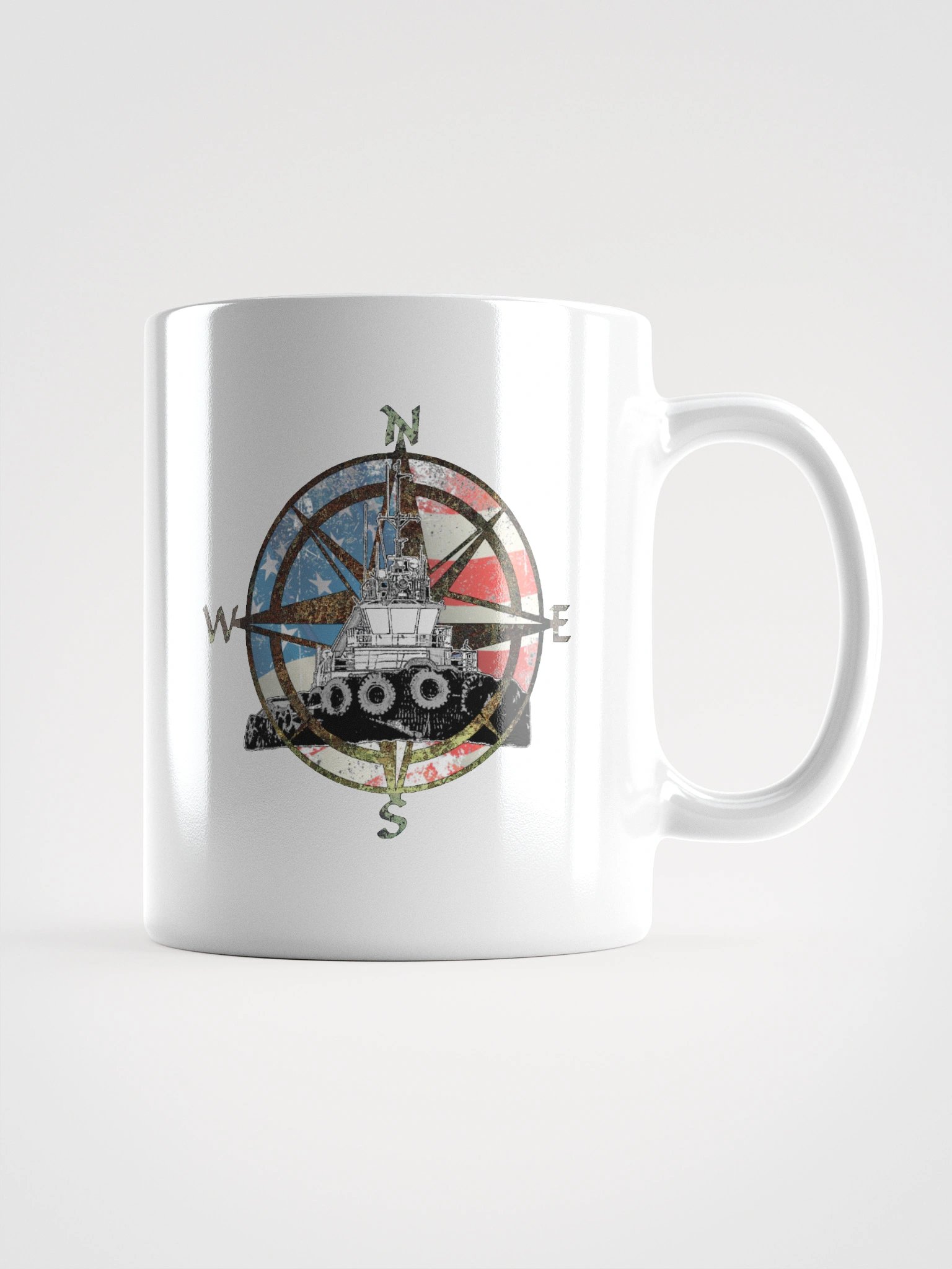 Compass Rose Marshall Foss & Flage Mug 11oz, 15oz, & 20oz product image (2)